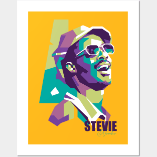 Stevie Wonder Popart Posters and Art